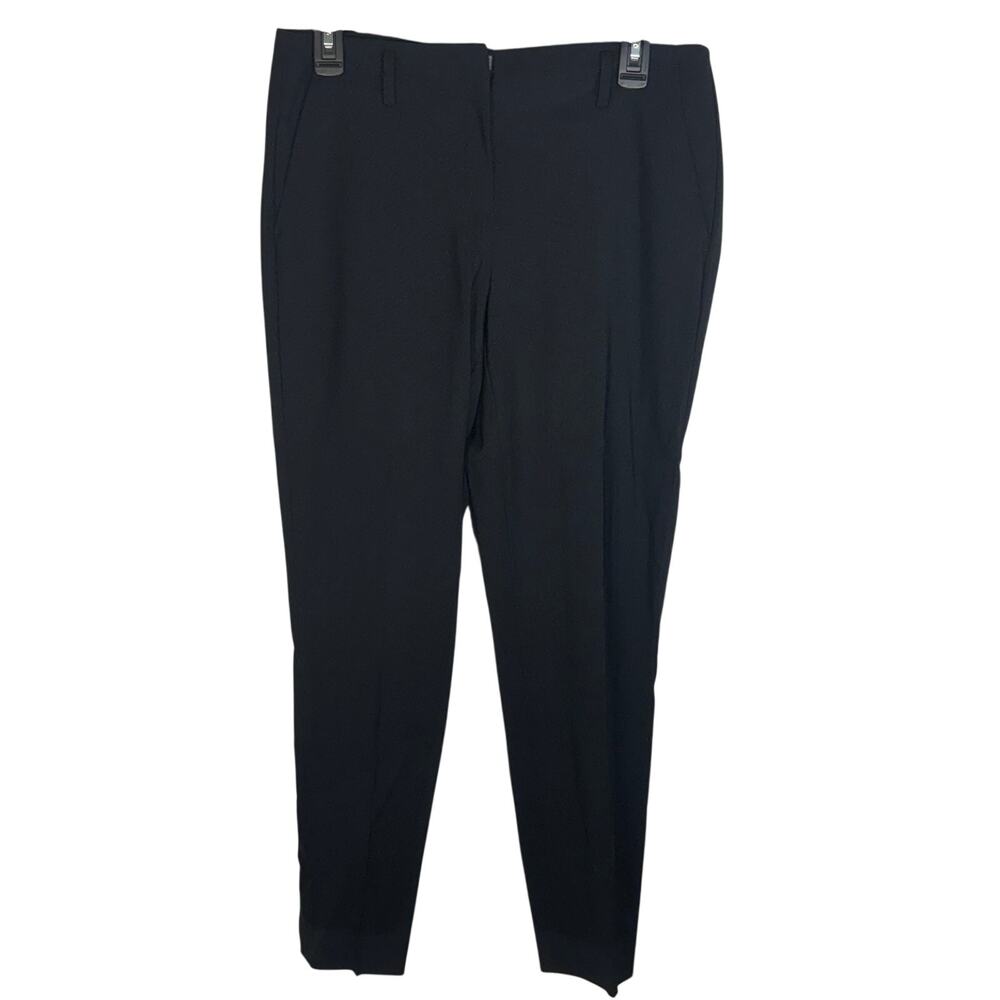 Theory Black Wool Blend Cropped Ankle Dress Pants Women's Size 6